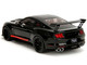 Shelby GT500 Code Red Black with Red Stripes Pink Slips Series 1/18 Diecast Model Car Jada 36385 Shelby GT500 Code Red Black with Red Stripes Pink Slips Series 1/18 Diecast Model Car Jada 36385