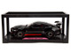 Shelby GT500 Code Red Black with Red Stripes Pink Slips Series 1/18 Diecast Model Car Jada 36385