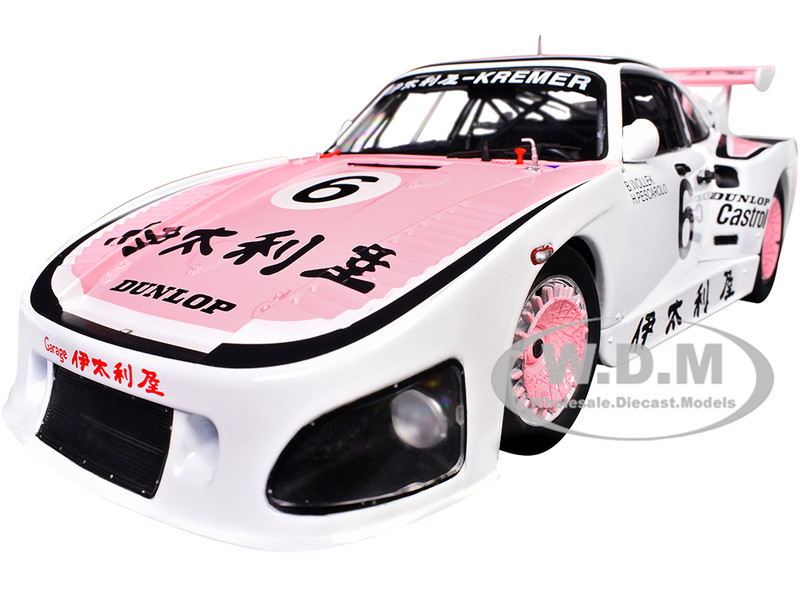 Porsche 935 K3 #6 Bob Wollek Henri Pescarolo Winner Suzuka 1000KM 1981 Pink Slips Series 1/18 Diecast Model Car Jada 36386