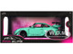 RWB Body Kit Kei Kishi Light Blue Pink Slips Series 1/18 Diecast Model Car Jada 36463