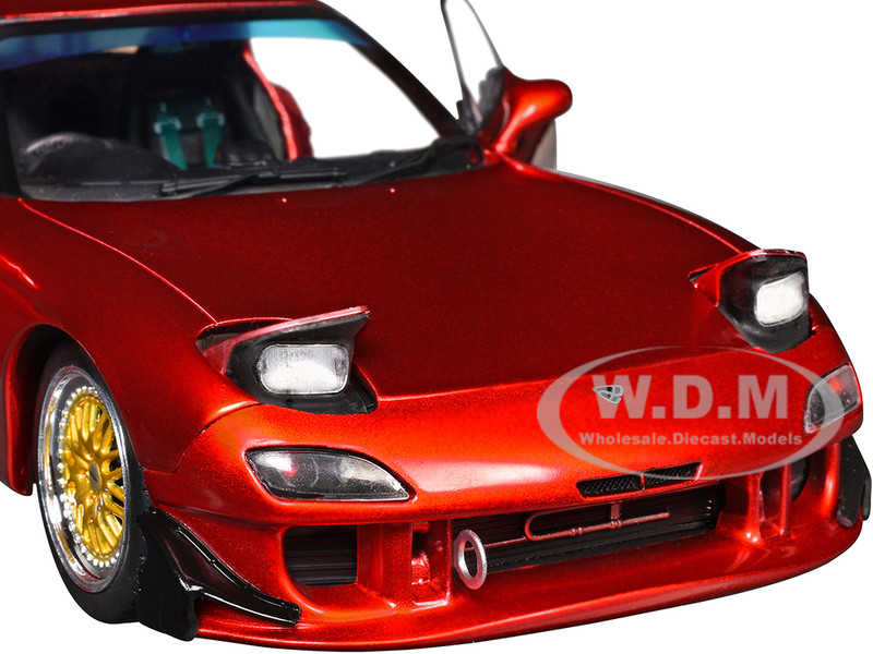 MAZDA RX7 TYPE RS (FD3S) RHD ORANGE 1/18 DIECAST MODEL CAR BY JADA