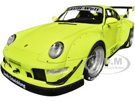 RWB Body Kit Genki Lime Green Pink Slips Series 1/18 Diecast Model Car Jada 36472