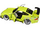 RWB Body Kit Genki Lime Green Pink Slips Series 1/18 Diecast Model Car Jada 36472