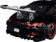 Porsche 911 GT3 RS 992 Black with Silver Hood and Graphics and Darth Vader Figure Star Wars Franchise Hollywood Rides Series 1/24 Diecast Model Car Jada 36477