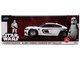 2021 Dodge Charger SRT Hellcat White with Graphics and Stormtrooper Figure Star Wars Franchise Hollywood Rides Series 1/24 Diecast Model Car Jada 36478 2021 Dodge Charger SRT Hellcat White with Graphics and Stormtrooper Figure Star Wars Franchise Hollywood Rides Series 1/24 Diecast Model Car Jada 36478