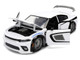 2021 Dodge Charger SRT Hellcat White with Graphics and Stormtrooper Figure Star Wars Franchise Hollywood Rides Series 1/24 Diecast Model Car Jada 36478 2021 Dodge Charger SRT Hellcat White with Graphics and Stormtrooper Figure Star Wars Franchise Hollywood Rides Series 1/24 Diecast Model Car Jada 36478