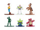 Set of 6 Diecast Figures Toy Story Movie Franchise Nano Metalfigs Series Diecast Models Jada 36678