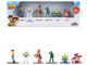 Set of 6 Diecast Figures Toy Story Movie Franchise Nano Metalfigs Series Diecast Models Jada 36678