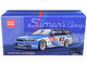 Nissan Stagea RHD Right Hand Drive #62 Simon s Garage Blue with White Sides 1/64 Diecast Model Car Pop Race PR640171