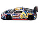 Audi R8 LMS Evisu Racing X Works White with Graphics 1/64 Diecast Model Car Pop Race PR64-R8LMS-EVISU