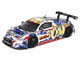 Audi R8 LMS Evisu Racing X Works White with Graphics 1/64 Diecast Model Car Pop Race PR64-R8LMS-EVISU
