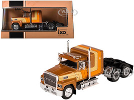 1978 Ford LTL 9000 Truck Tractor Brown with Stripes 1/64 Diecast Model IXO Models 64TR011B