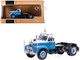 1953 Mack B 61 Truck Tractor Blue and White 1/64 Diecast Model IXO Models 64TRO12B