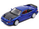 Toyota MR2 W20 RHD Right Hand Drive Blue Metallic with Carbon Hood 1/64 Diecast Model Car Die Cast Team LL-003-007