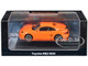 Toyota MR2 W20 RHD Right Hand Drive Orange 1/64 Diecast Model Car Die Cast Team LL-003-008