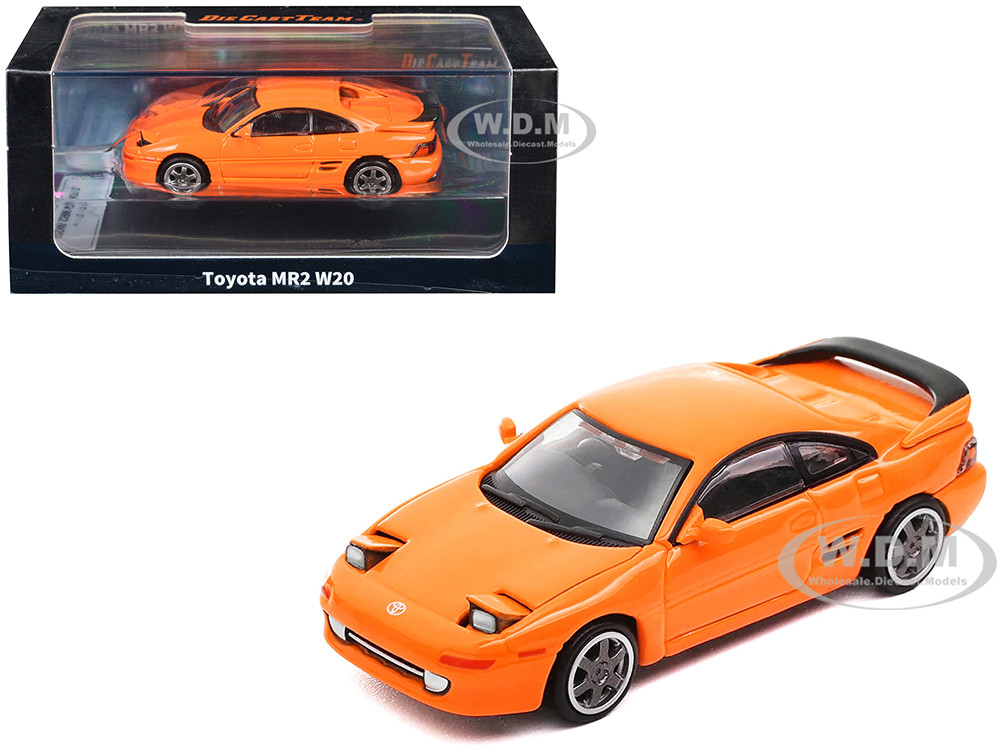 Toyota MR2 W20 RHD (Right Hand Drive) Orange 1/64 Diecast Model