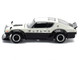 Skyline KPGC110 Kenmeri RHD Right Hand Drive Japan National Police Agency Livery Black and White 1/64 Diecast Model Car Pop Race PR640252
