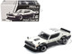Skyline KPGC110 Kenmeri RHD Right Hand Drive Japan National Police Agency Livery Black and White 1/64 Diecast Model Car Pop Race PR640252