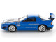 Mazda RX7 FC3S RE Amemiya RHD Right Hand Drive Blue Metallic with Carbon Hood 1/64 Diecast Model Car Pop Race PR640290 Mazda RX7 FC3S RE Amemiya RHD Right Hand Drive Blue Metallic with Carbon Hood 1/64 Diecast Model Car Pop Race PR640290