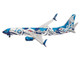 Boeing 737 800 Commercial Aircraft Alaska Airlines Salmon People Livery N559AS Blue and White 1/500 Diecast Model Airplane Herpa HE537643