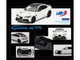 Alfa Romeo Giulia GTA White with Carbon Top 1/64 Diecast Model Car BBR BBRDIE6425