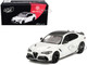 Alfa Romeo Giulia GTA White with Carbon Top 1/64 Diecast Model Car BBR BBRDIE6425