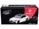 Alfa Romeo Giulia GTA White with Carbon Top 1/64 Diecast Model Car BBR BBRDIE6425