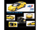 Ferrari 296 GTB Giallo Modena Yellow with Black Top 1/64 Diecast Model Car BBR BBRFER64005