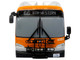 New Flyer Xcelsior Transit Bus Los Angeles Metro Orange and Silver The Bus & Motorcoach Collection Limited Edition to 504 Pieces Worldwide 1/43 Model Iconic Replicas 43-0604
