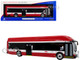 New Flyer Xcelsior Transit Bus TTC Toronto Transit Commission Red and White The Bus & Motorcoach Collection Limited Edition to 504 Pieces Worldwide 1/43 Model Iconic Replicas 43-0606