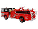 1974 Ward LaFrance Fire Engine Chicago Fire Department Engine 49 Red with Black Top 5 Alarm Series Limited Edition 1/87 (HO) Diecast Model Iconic Replicas 87-0648