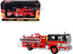 1974 Ward LaFrance Fire Engine Chicago Fire Department Engine 49 Red with Black Top 5 Alarm Series Limited Edition 1/87 (HO) Diecast Model Iconic Replicas 87-0648