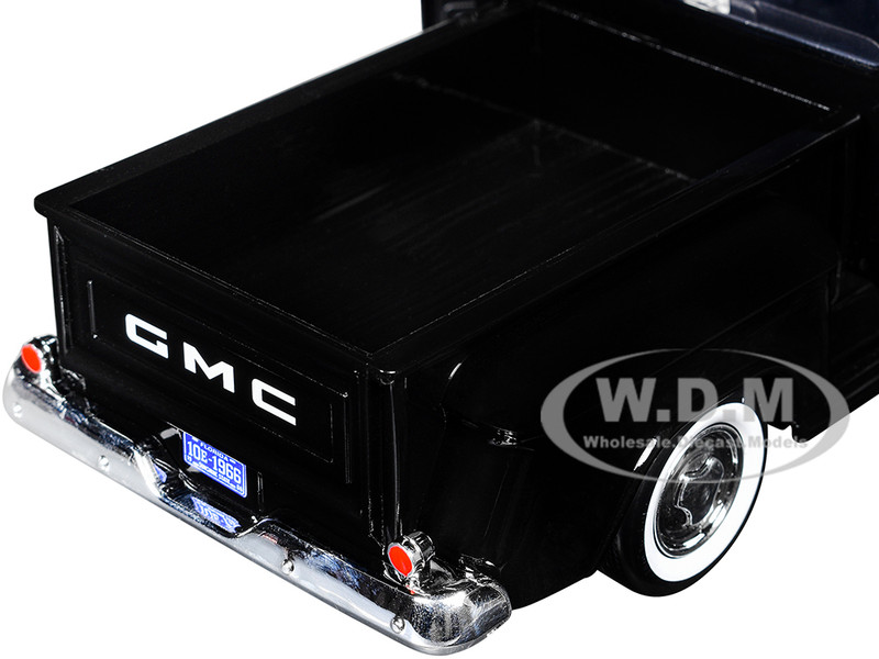 1966 GMC C1000 Fenderside Pickup Truck Black 