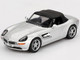 BMW Z8 Silver Metallic with Black Soft Top 007 James Bond The World Is Not Enough 1999 Movie Limited Edition 1/64 Diecast Model Car Mini GT MGT00906-007E