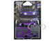 Toyota Supra A80 Top Secret GT 300 Top Secret Purple Metallic with Graphics Limited Edition 1/64 Diecast Model Car Mini GT MGT01067