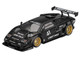 Lamborghini Countach LB WORKS #41 Black Limited Edition 1/64 Diecast Model Car Mini GT MGT01081