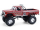 1979 Ford F 250 Monster Truck with 48 Inch Tires Walkin Tall Red Kings of Crunch Series 1/18 Diecast Model Car Greenlight 13606