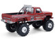 1979 Ford F 250 Monster Truck with 48 Inch Tires Walkin Tall Red Kings of Crunch Series 1/18 Diecast Model Car Greenlight 13606