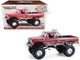 1979 Ford F 250 Monster Truck with 48 Inch Tires Walkin Tall Red Kings of Crunch Series 1/18 Diecast Model Car Greenlight 13606