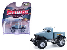1941 Military Half Ton 4x4 Truck Slate Blue All Terrain Series 17 1/64 Diecast Model Car Greenlight 35310A