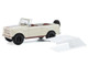1967 International Scout 800 Sportop Cream with Brown Stripes and White Top All Terrain Series 17 1/64 Diecast Model Car Greenlight 35310B