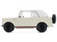 1967 International Scout 800 Sportop Cream with Brown Stripes and White Top All Terrain Series 17 1/64 Diecast Model Car Greenlight 35310B