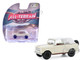 1967 International Scout 800 Sportop Cream with Brown Stripes and White Top All Terrain Series 17 1/64 Diecast Model Car Greenlight 35310B