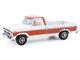 1977 Ford F 150 Ranger XLT Pickup Truck Orange and White All Terrain Series 17 1/64 Diecast Model Car Greenlight 35310D
