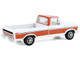 1977 Ford F 150 Ranger XLT Pickup Truck Orange and White All Terrain Series 17 1/64 Diecast Model Car Greenlight 35310D