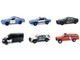 Hot Pursuit Canada Special Edition Set of 6 Police Cars 1/64 Diecast Model Cars Greenlight 43065SET