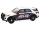 2024 Ford Police Interceptor Utility Canada Military Police White with Graphics Hot Pursuit Canada Special Edition Series 1/64 Diecast Model Car Greenlight 43065E
