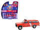 1991 GMC Suburban Canada Coast Guard Red with White Stripes Hot Pursuit Canada Special Edition Series 1/64 Diecast Model Car Greenlight 43065F