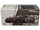 McLaren F1 Jet Black 1/64 Diecast Model Car Pop Race PR640230
