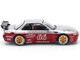Nissan Pandem S13 RHD Right Hand Drive #66 Moontech Silver and Red Metallic 1/64 Diecast Model Car Pop Race PR640258 Nissan Pandem S13 RHD Right Hand Drive #66 Moontech Silver and Red Metallic 1/64 Diecast Model Car Pop Race PR640258